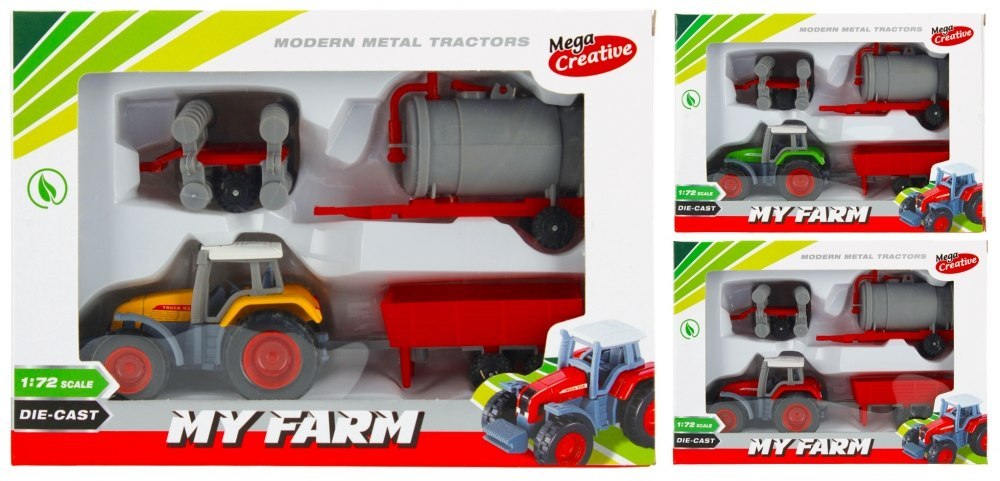 TRAKTOR MOJE RANCZO METALOWY MEGA CREATIVE 382382